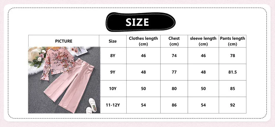 2025 spring new large and medium-sized children's printed long-sleeved tops and trousers two-piece suits