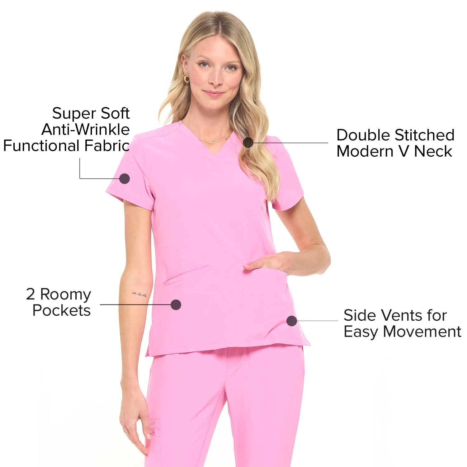 4-Way Stretch Unisex Jogger Scrubs Sets [FS2802]