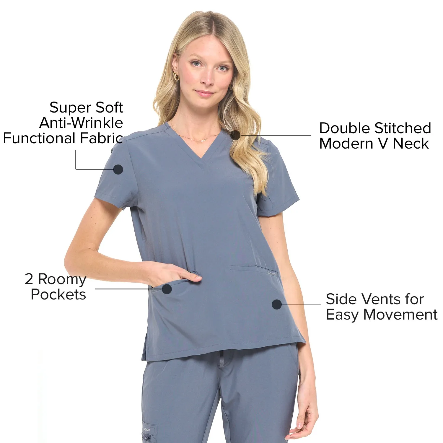 4-Way Stretch Unisex Jogger Scrubs Sets [FS2802]