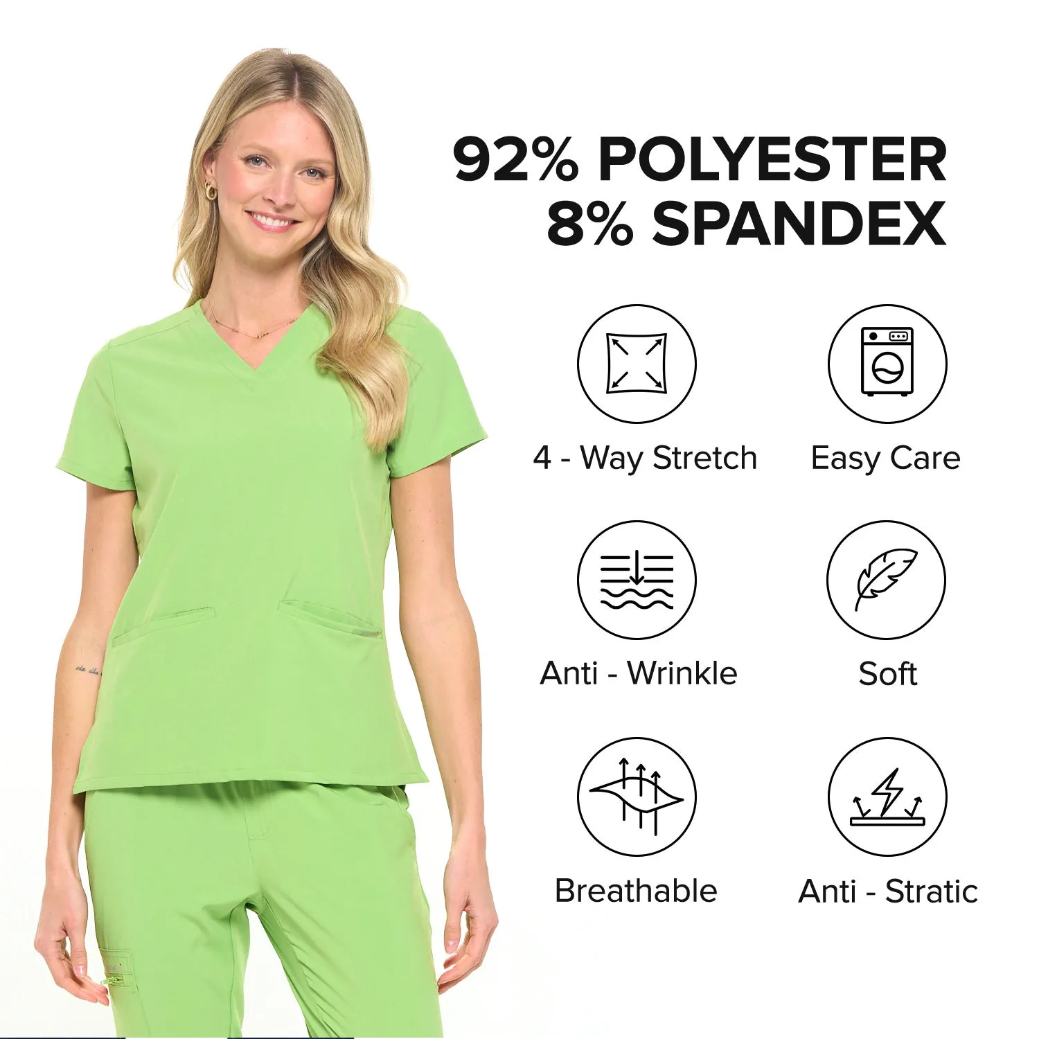 4-Way Stretch Unisex Jogger Scrubs Sets [FS2802]