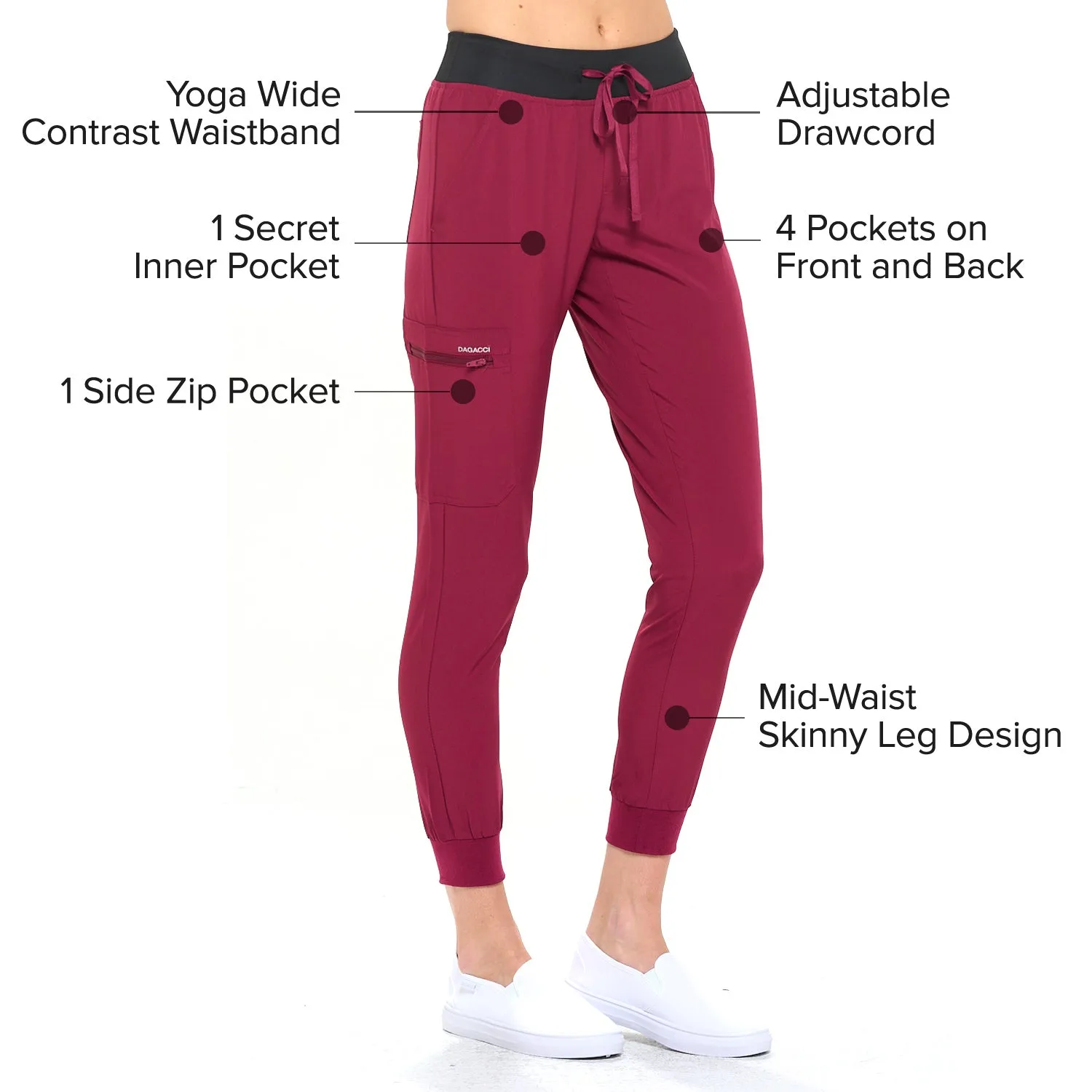 4-Way Stretch Unisex Jogger Scrubs Sets [FS2802]