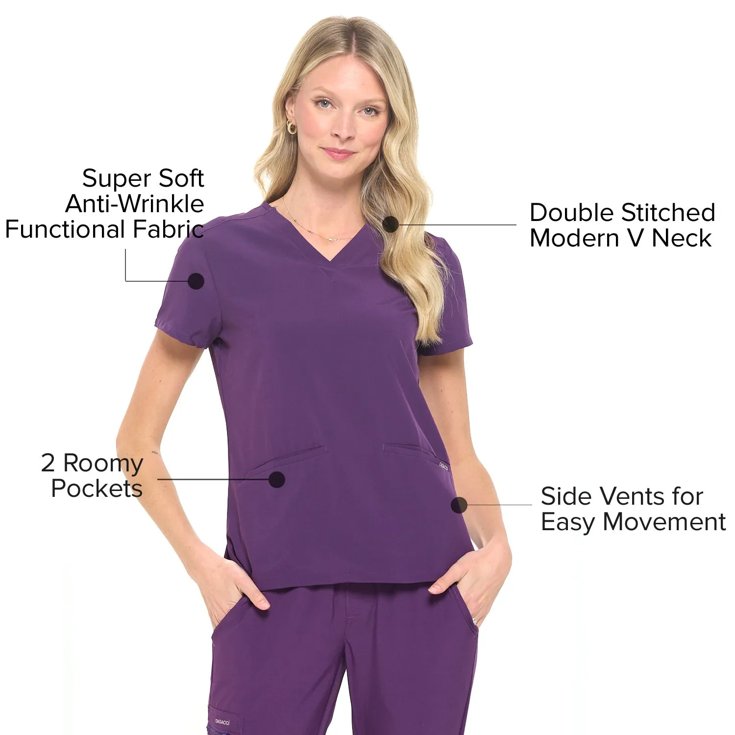 4-Way Stretch Unisex Jogger Scrubs Sets [FS2802]