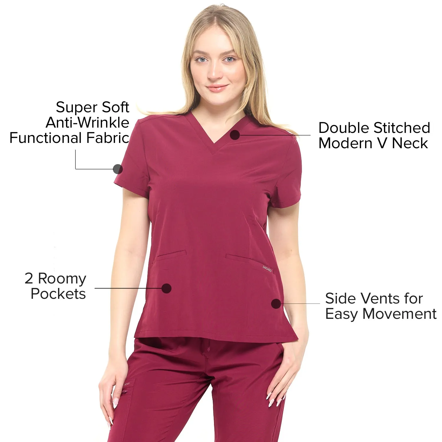 4-Way Stretch Unisex Jogger Scrubs Sets [FS2802]