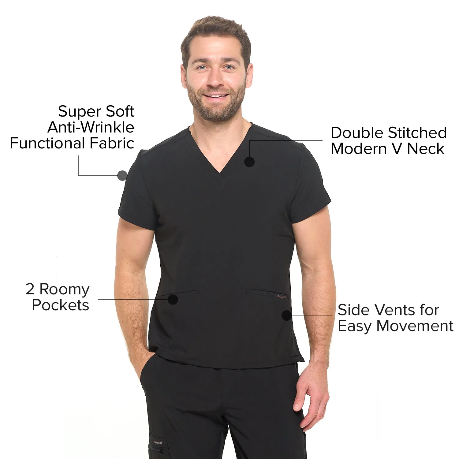 4-Way Stretch Unisex Jogger Scrubs Sets [FS2802]