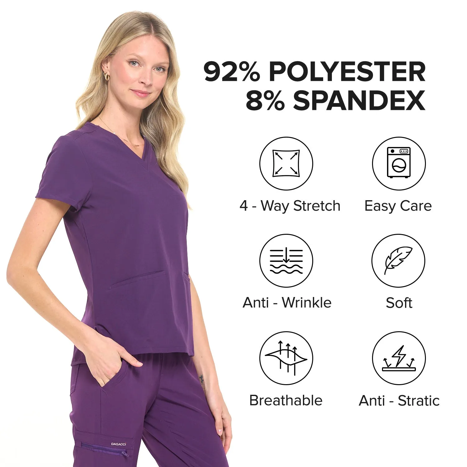 4-Way Stretch Unisex Jogger Scrubs Sets [FS2802]
