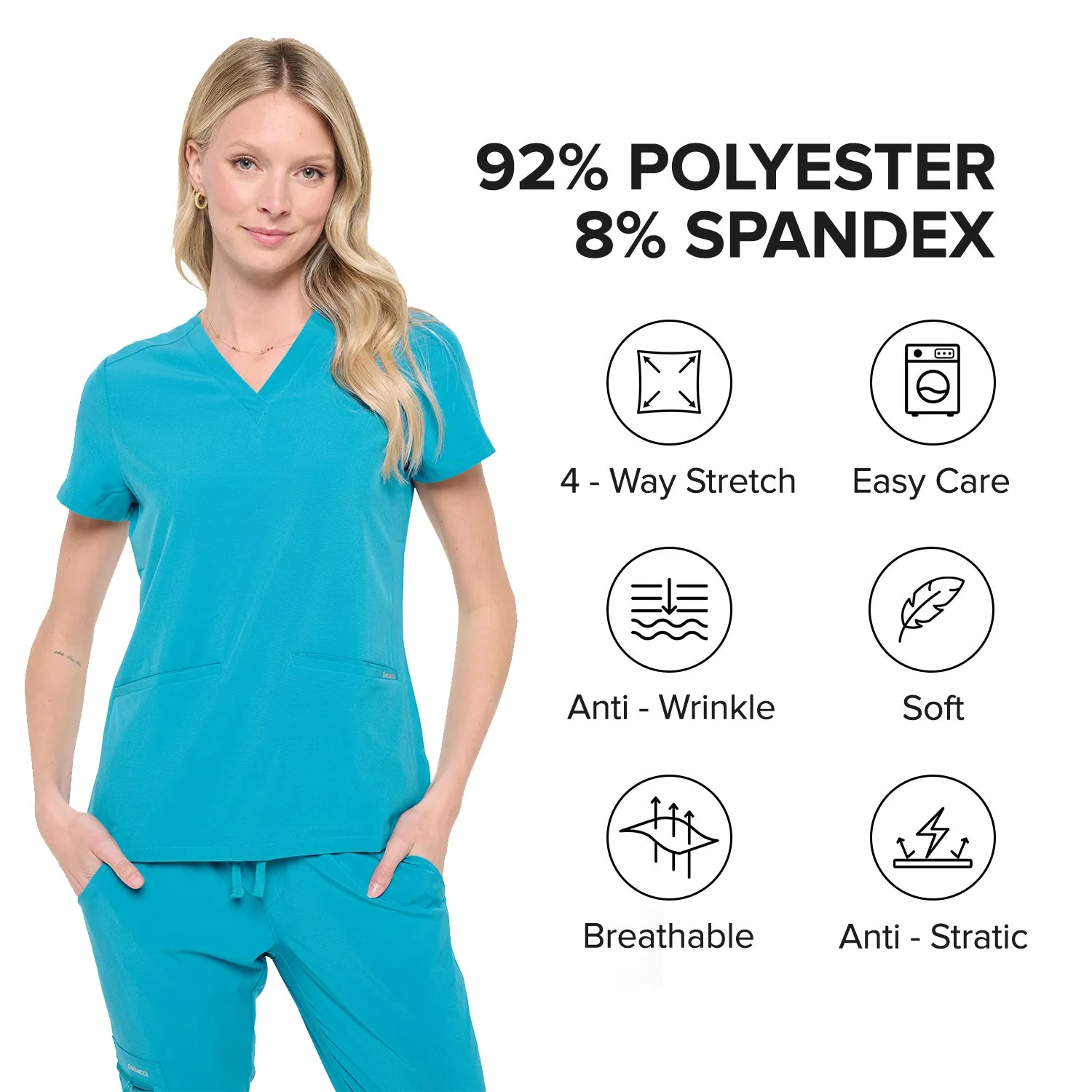 4-Way Stretch Unisex Jogger Scrubs Sets [FS2802]
