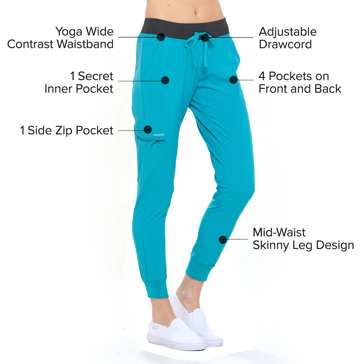 4-Way Stretch Unisex Jogger Scrubs Sets [FS2802]
