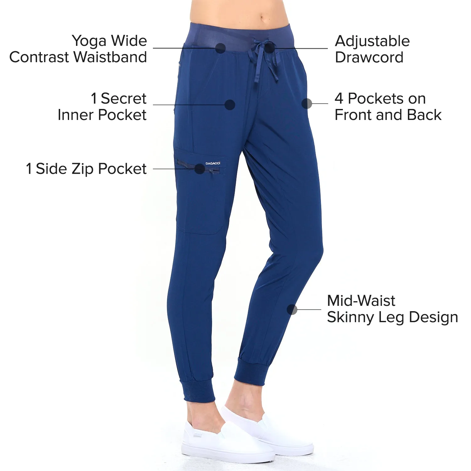4-Way Stretch Unisex Jogger Scrubs Sets [FS2802]
