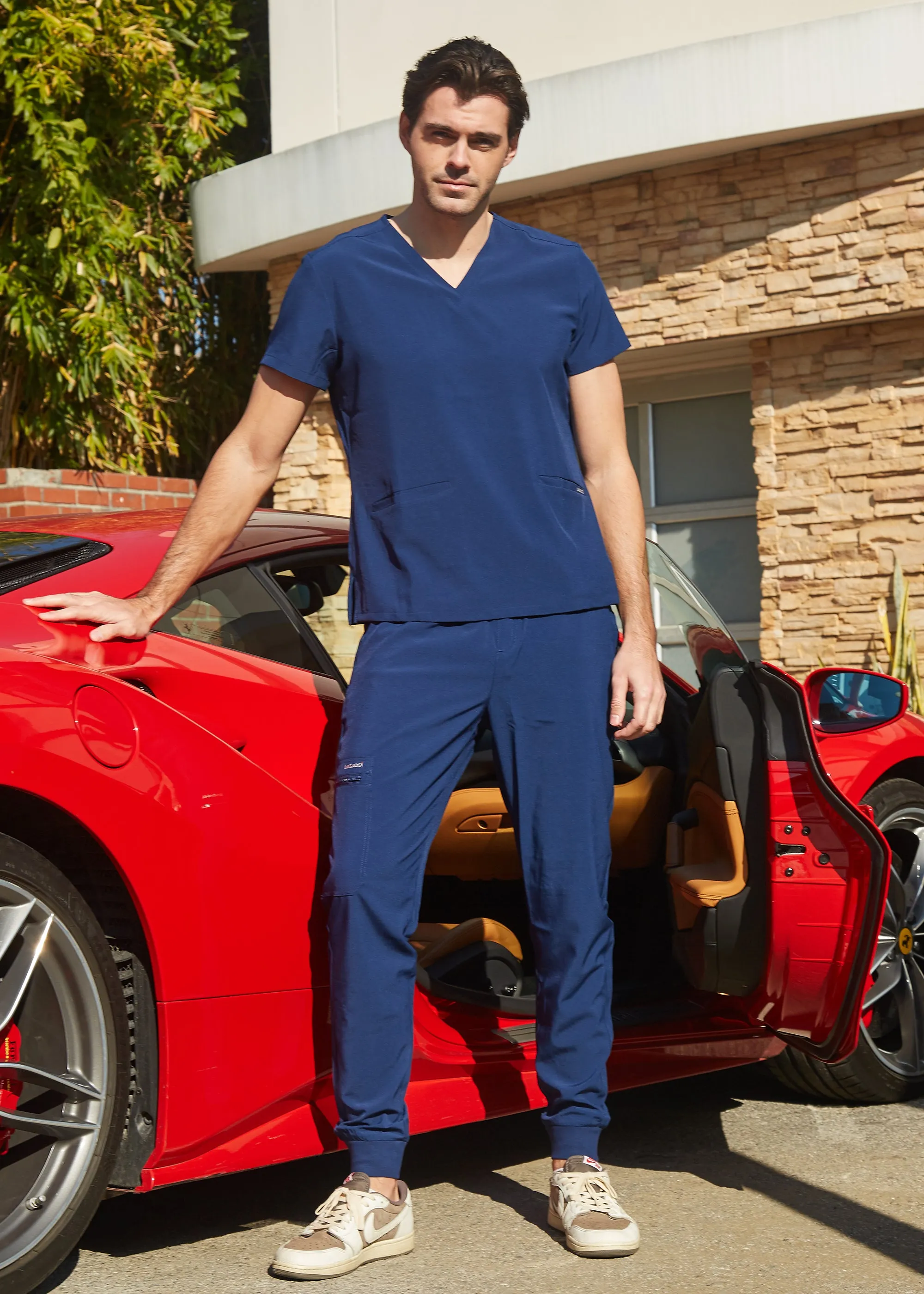 4-Way Stretch Unisex Jogger Scrubs Sets [FS2802]