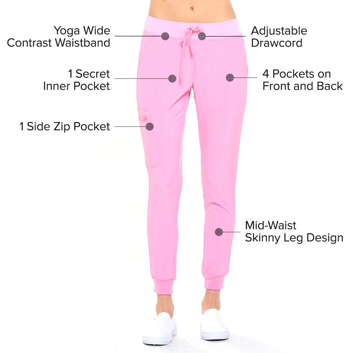 4-Way Stretch Unisex Jogger Scrubs Sets [FS2802]