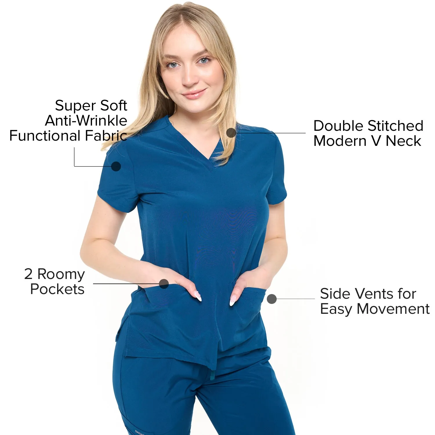 4-Way Stretch Unisex Jogger Scrubs Sets [FS2802]