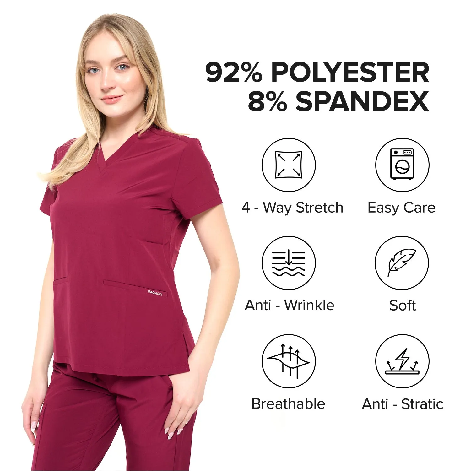 4-Way Stretch Unisex Jogger Scrubs Sets [FS2802]