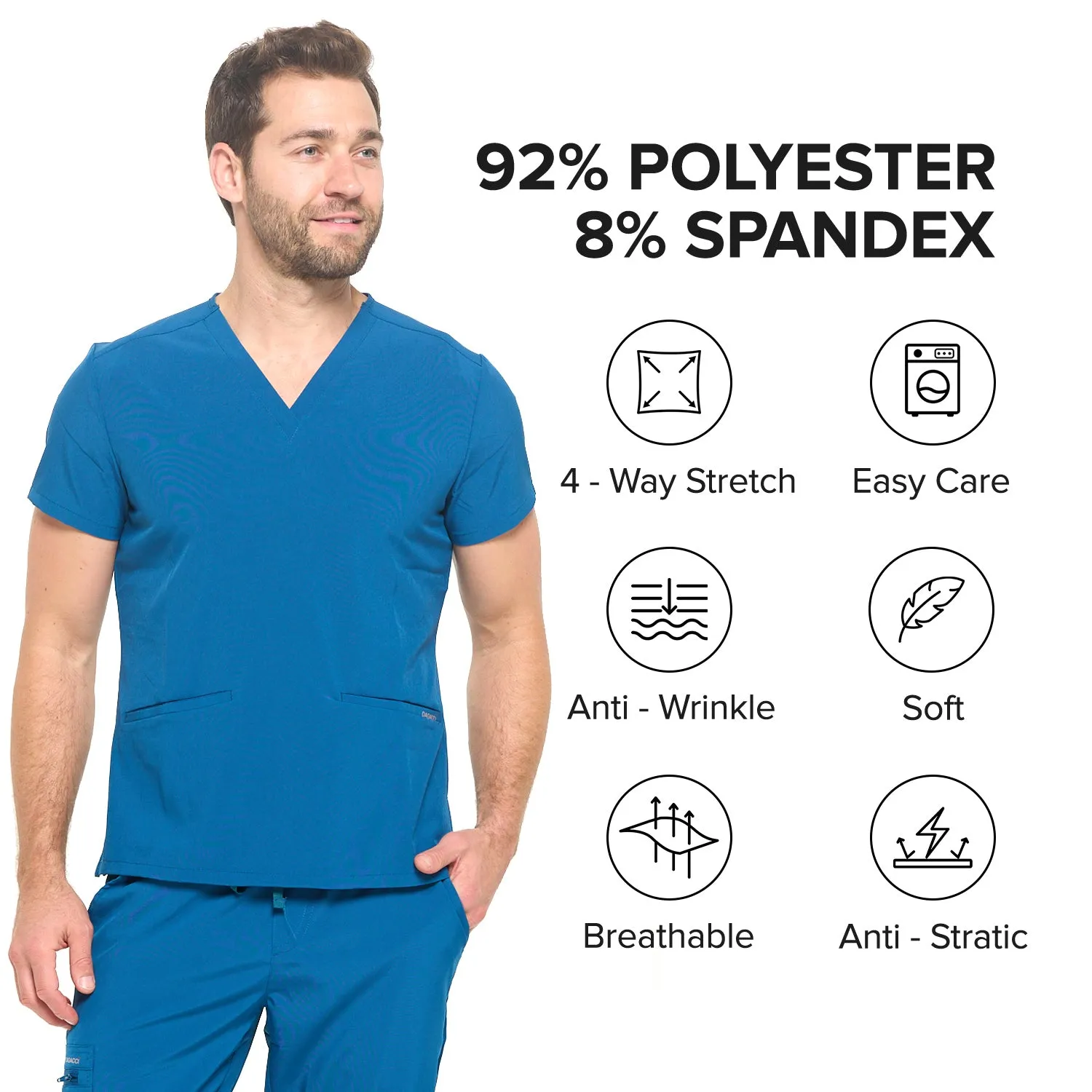 4-Way Stretch Unisex Jogger Scrubs Sets [FS2802]