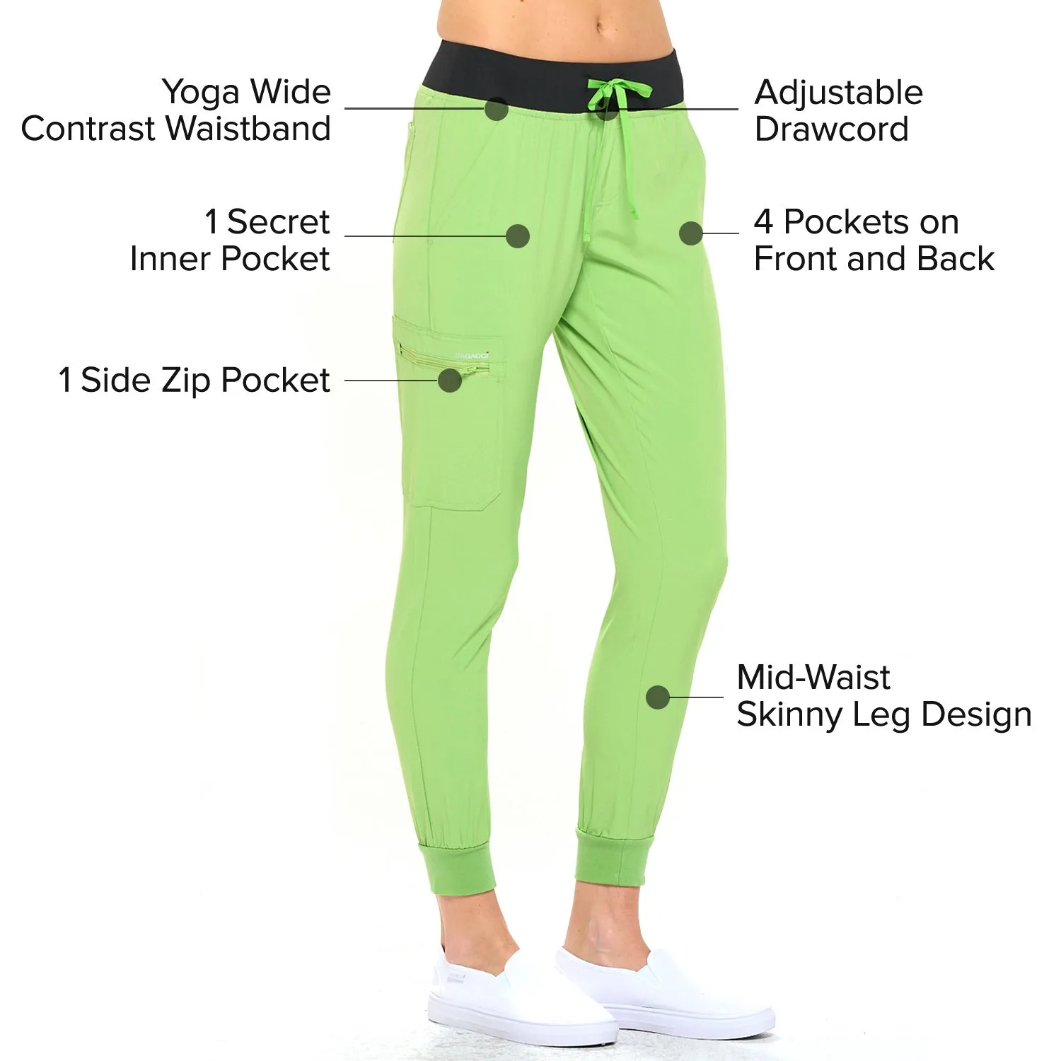 4-Way Stretch Unisex Jogger Scrubs Sets [FS2802]