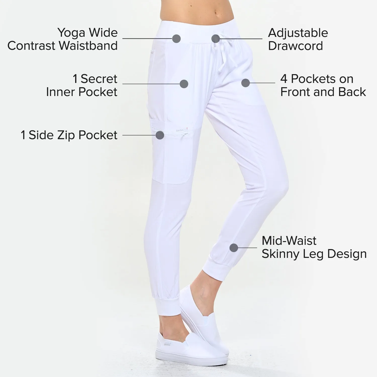 4-Way Stretch Unisex Jogger Scrubs Sets [FS2802]
