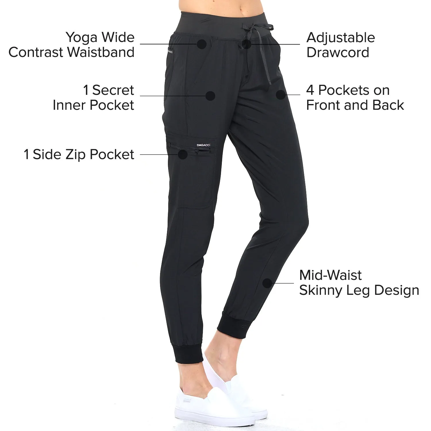 4-Way Stretch Unisex Jogger Scrubs Sets [FS2802]