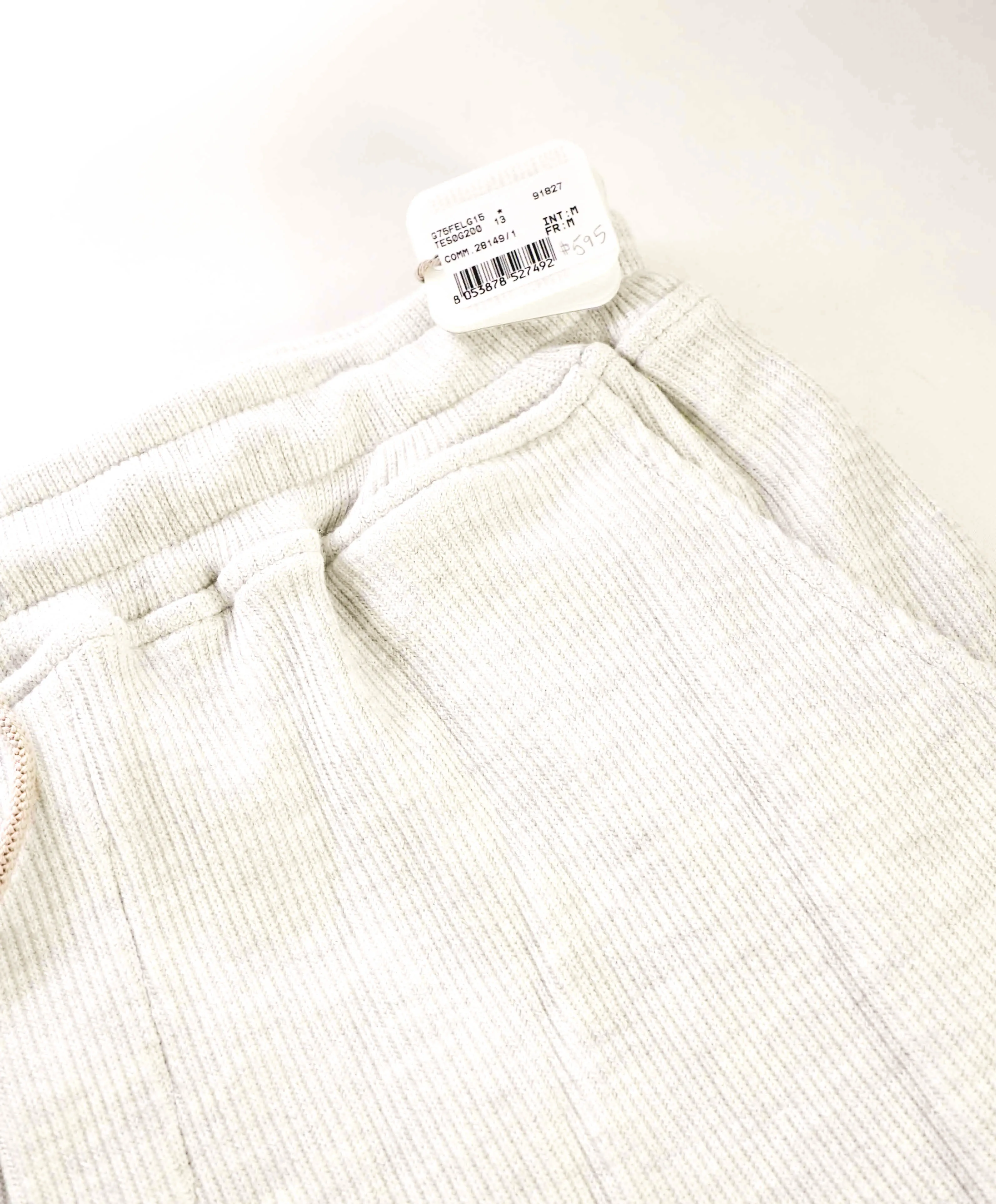 $695 ELEVENTY - Sweatshirt Style GRAY Bermuda Cargo Shorts Pants  - M