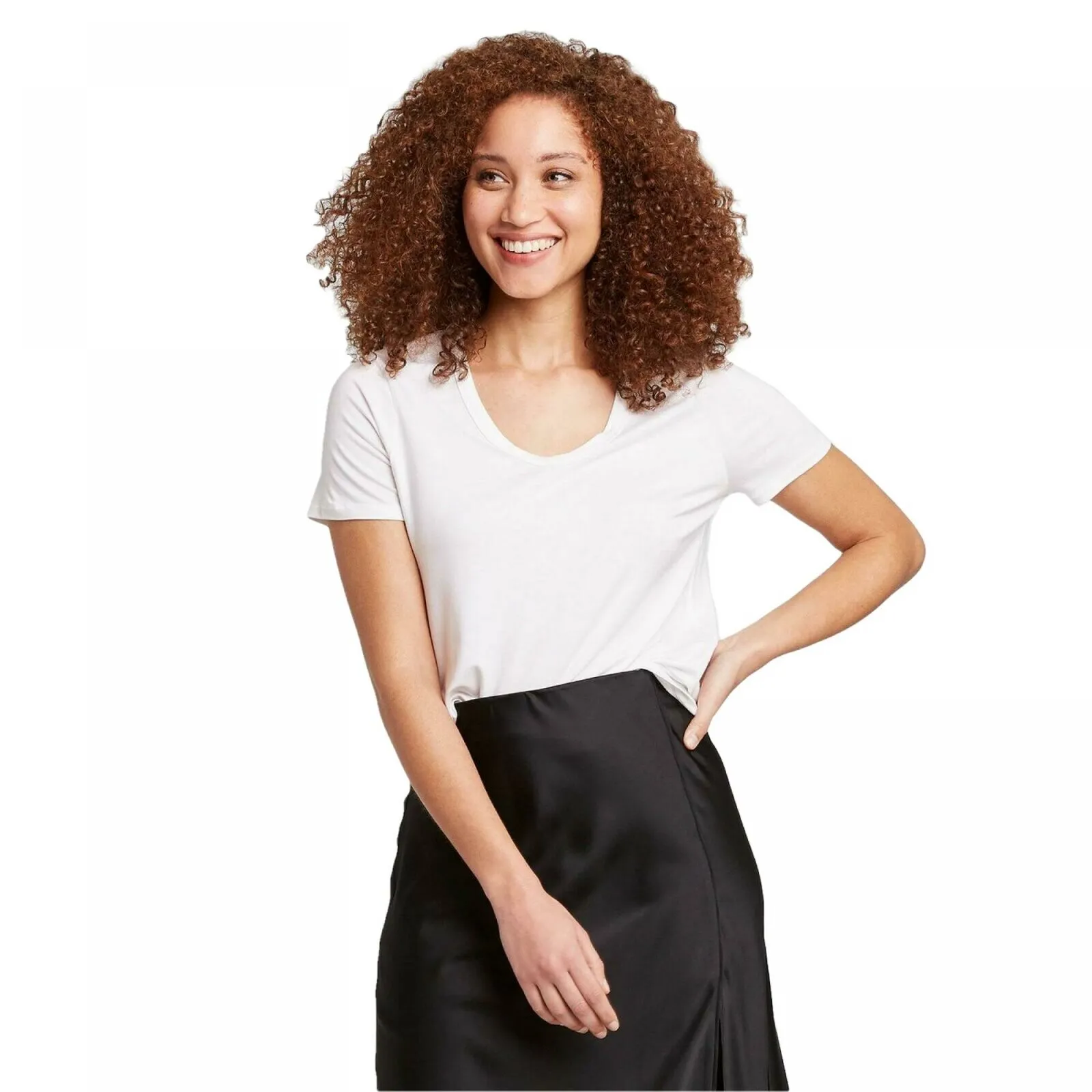 A New Day Women's Short Sleeve Scoop Neck T-Shirt
