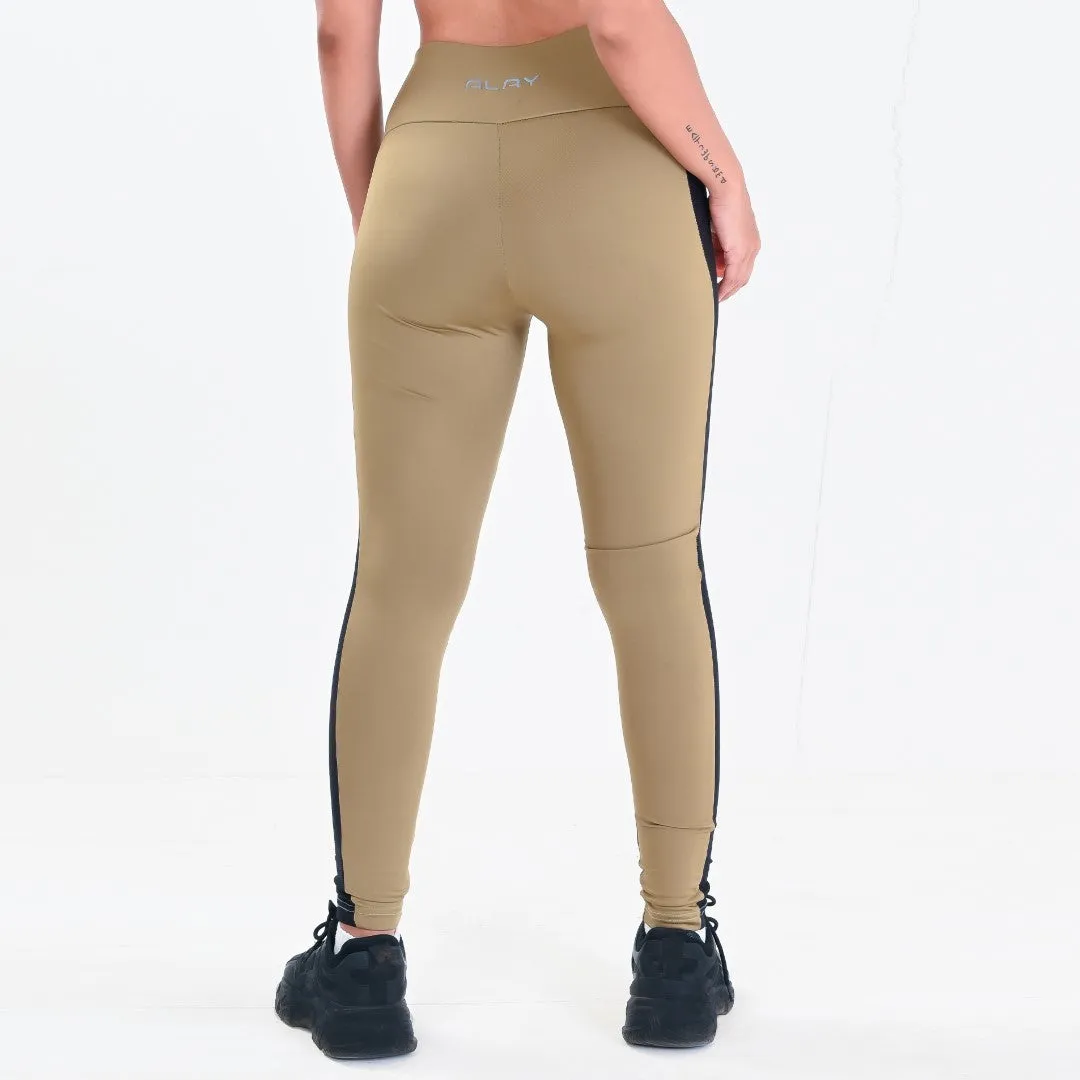 Allure Yoga Pants - Black/Brown