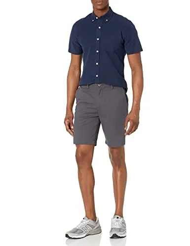 Amazon Essentials Men's Slim-Fit 9" Short, Gray, 32