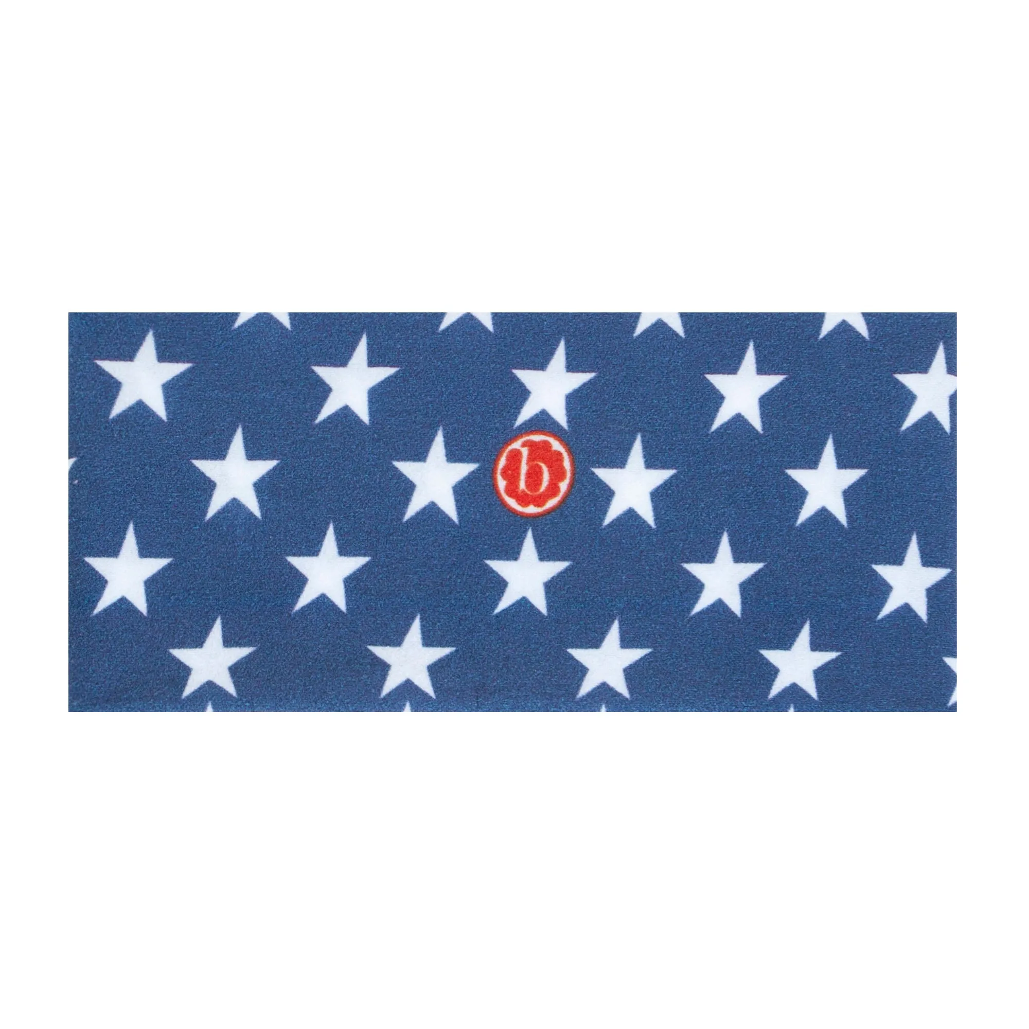 Baby Bling Blue Star Printed FAB-BOW-LOUS Headband
