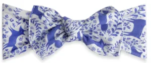 Baby Bling Deer Toille Printed Knot Headband