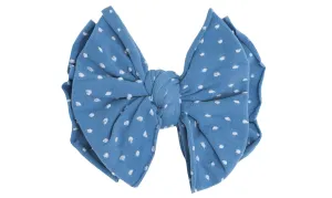 Baby Bling Denim Dot SHAB-BOW-LOUS Clip
