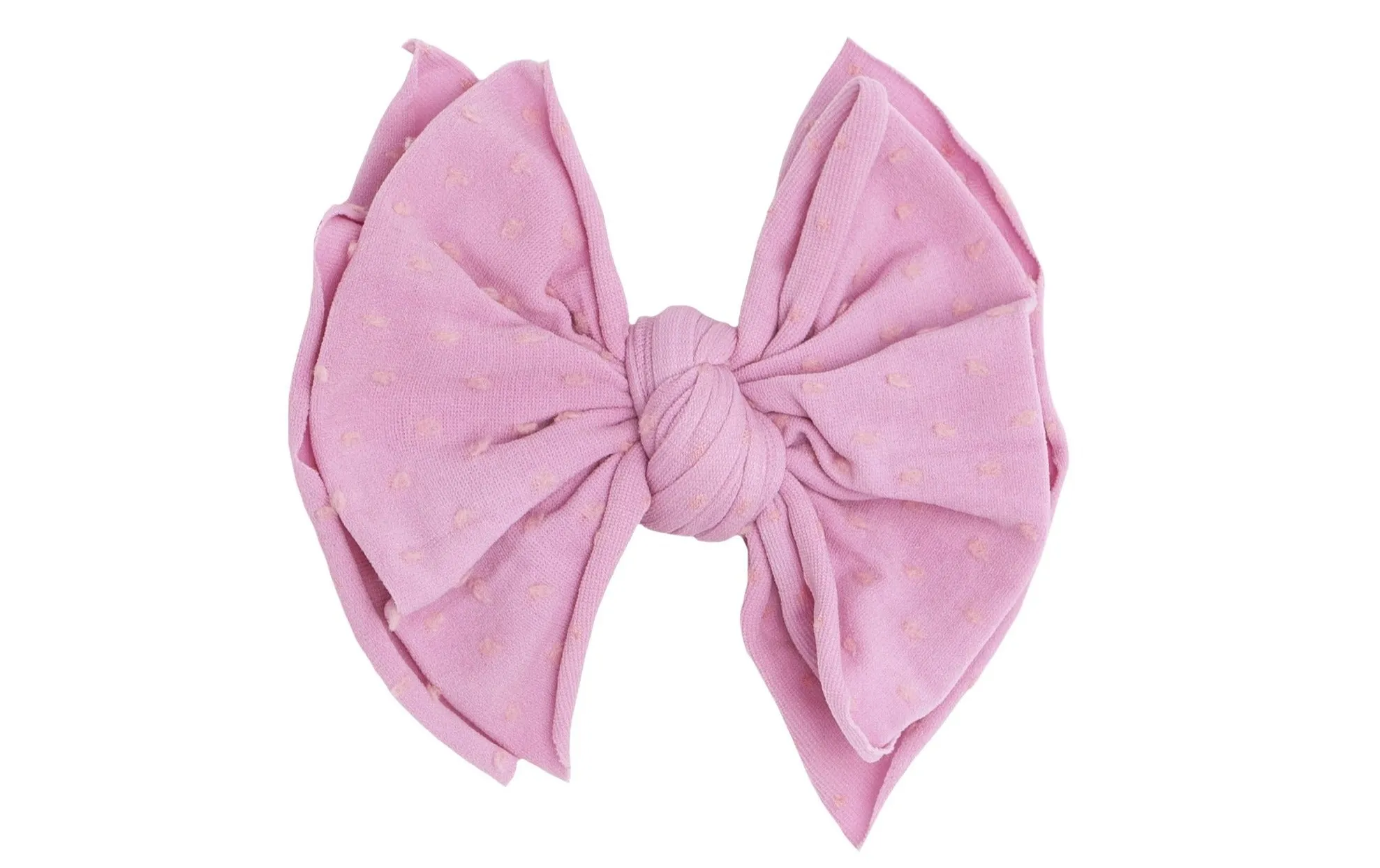 Baby Bling Frosting w/Pink Dot SHAB-BOW-LOUS Clip