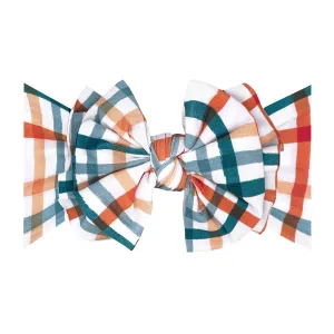 Baby Bling Harvest Plaid Printed FAB Headband