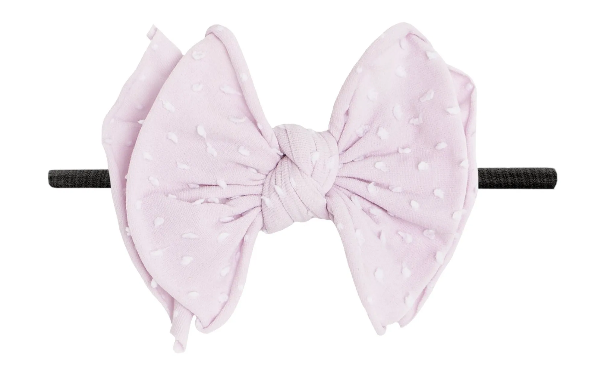 Baby Bling Thistle Dot / Black SHAB-BOW-LOUS Skinny Headband