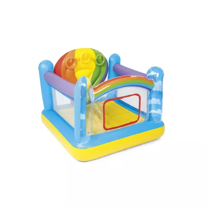 Bestway 69" X 68" X 54"/1.75M X 1.73M X 1.37M Jumpin' Balloon Bouncer (Contents:1 bouncer,3 inflatable ring,repair patch,4 foot pins)