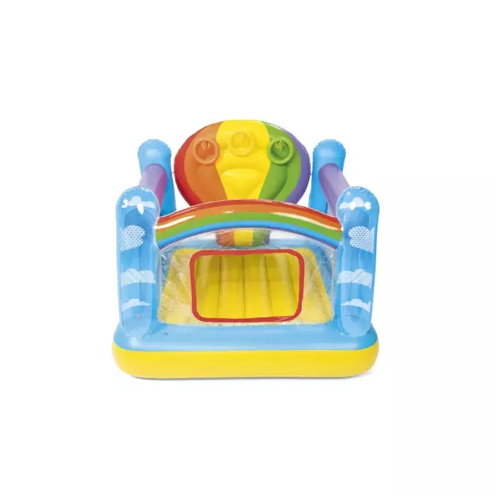 Bestway 69" X 68" X 54"/1.75M X 1.73M X 1.37M Jumpin' Balloon Bouncer (Contents:1 bouncer,3 inflatable ring,repair patch,4 foot pins)