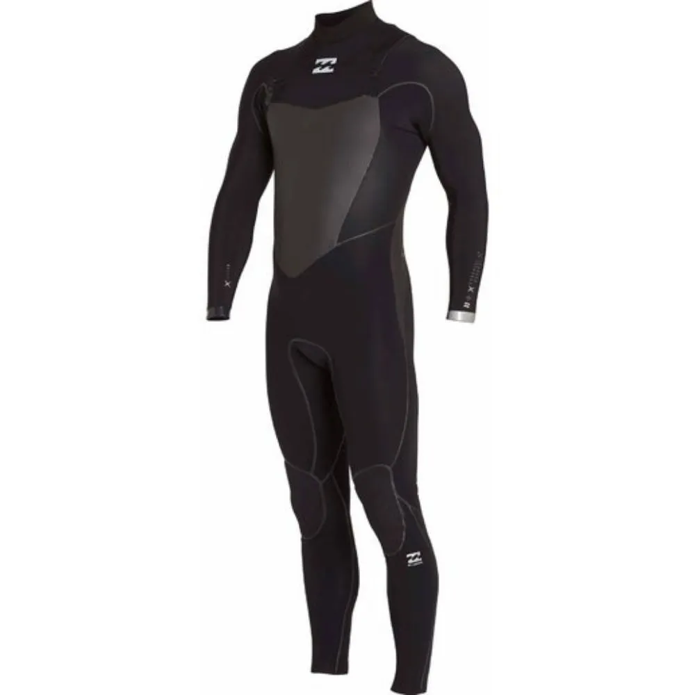 BILLABONG FURNACE CARBON X 3/2 CHEST ZIP BLACK