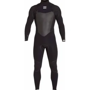BILLABONG FURNACE CARBON X 3/2 CHEST ZIP BLACK
