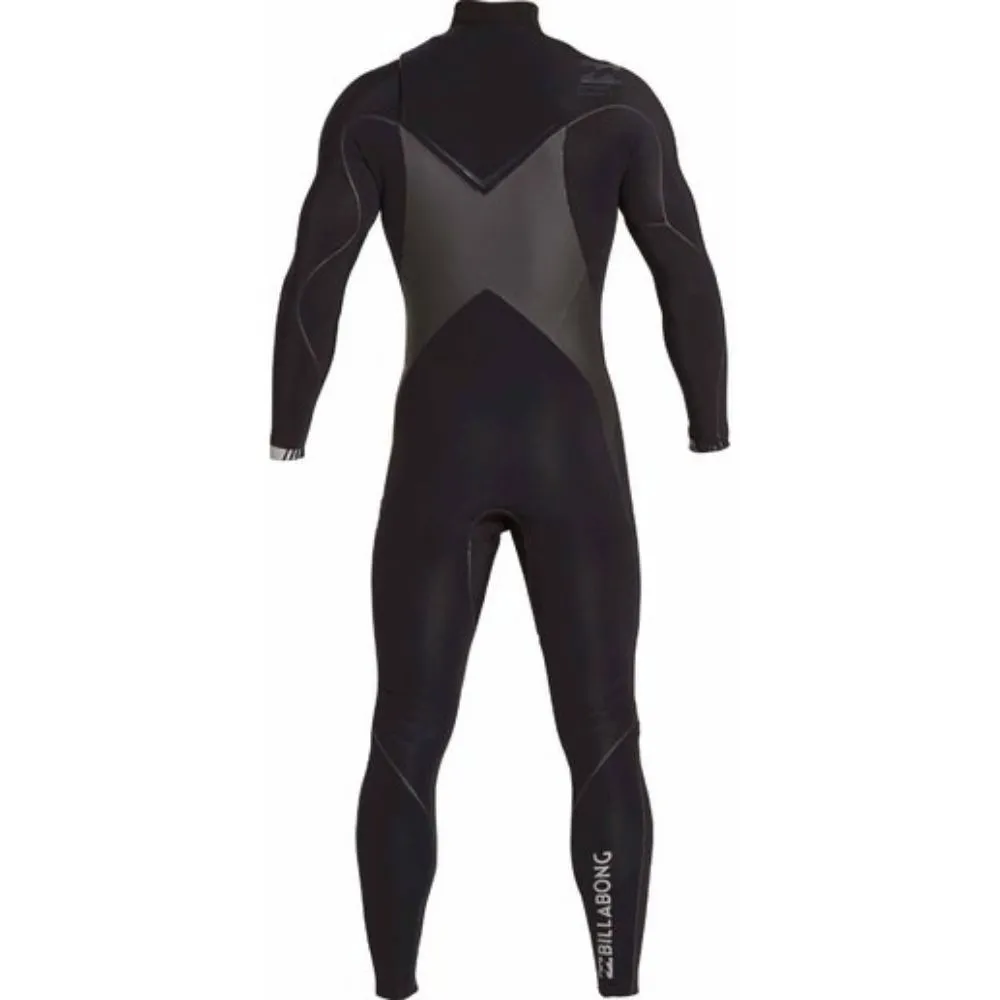 BILLABONG FURNACE CARBON X 3/2 CHEST ZIP BLACK