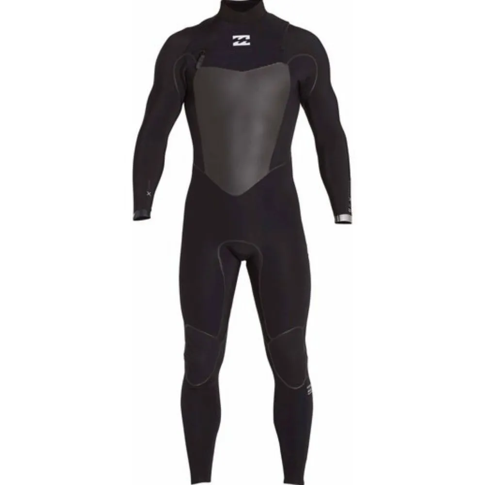BILLABONG FURNACE CARBON X 3/2 CHEST ZIP BLACK