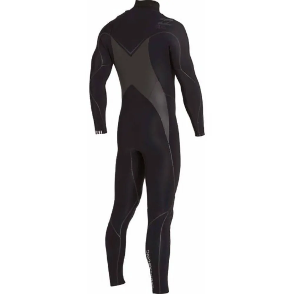 BILLABONG FURNACE CARBON X 3/2 CHEST ZIP BLACK