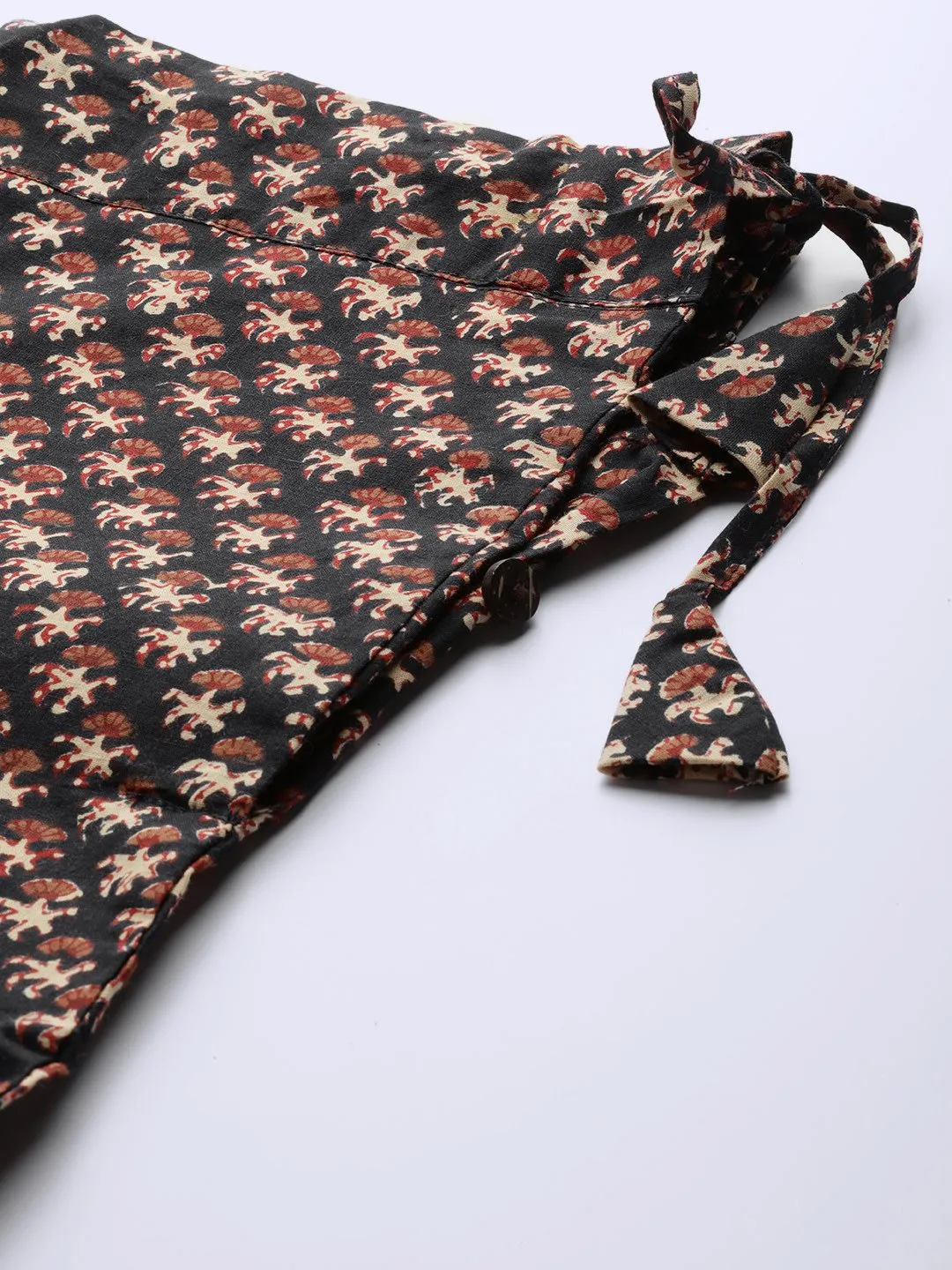 BLACK PRINTED PALAZZO