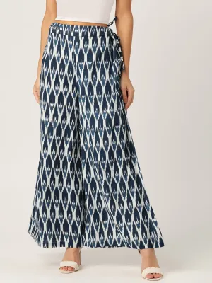 BLUE IKKAT LOOK PALAZZO