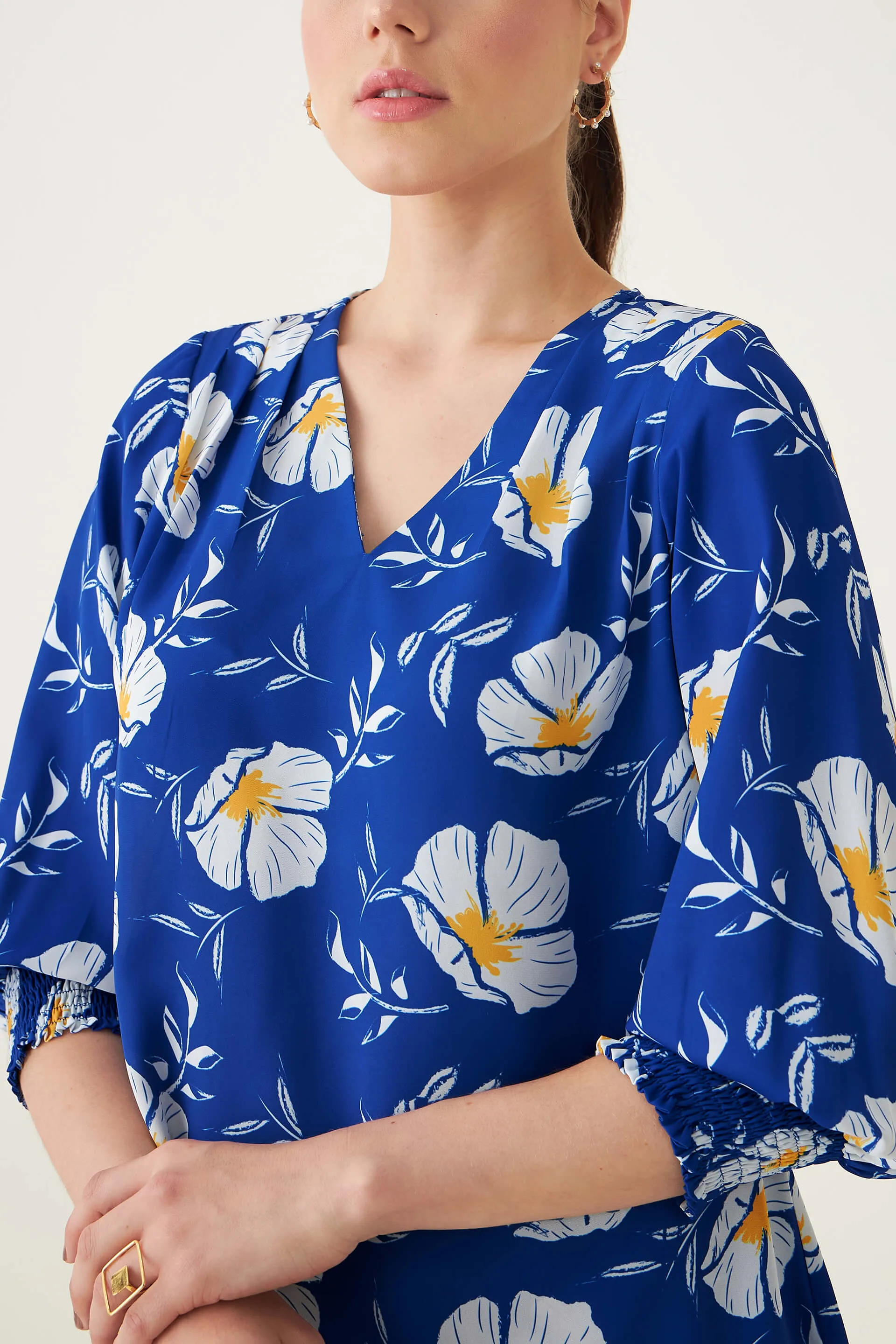 Blue Spruce Co-ord Set Floral Co-Ord Set - Blue/White