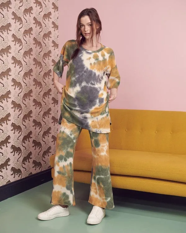 BRUSHED RIB TIE DYE SET