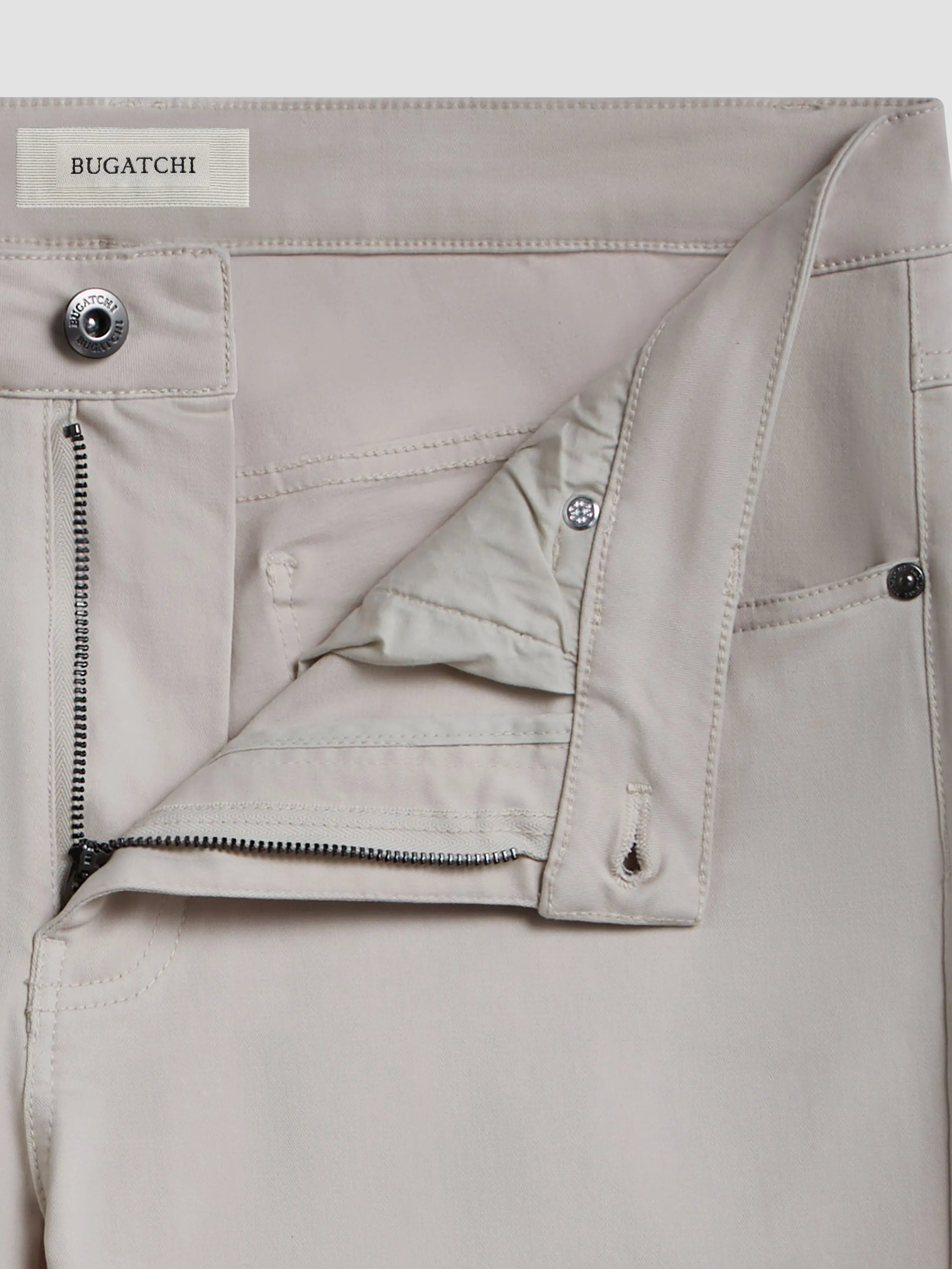 Bugatchi 5 Pocket Pants - Stone