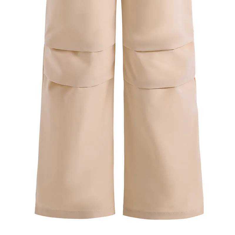 Cami top casual sports style overalls two-piece suit