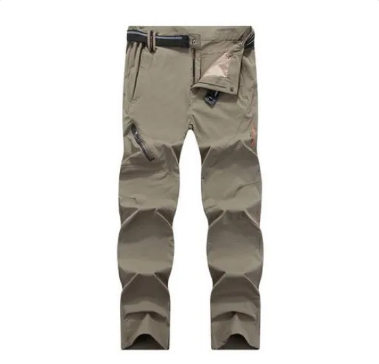 Cavalry Walf Elastic Quick Dry Hiking Pants, Men's Summer Mountain Climbing Cycling Trousers Trekking Sport Outdoor Fits