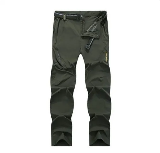 Cavalry Walf Elastic Quick Dry Hiking Pants, Men's Summer Mountain Climbing Cycling Trousers Trekking Sport Outdoor Fits
