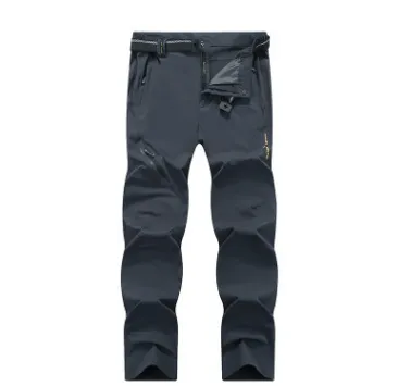 Cavalry Walf Elastic Quick Dry Hiking Pants, Men's Summer Mountain Climbing Cycling Trousers Trekking Sport Outdoor Fits