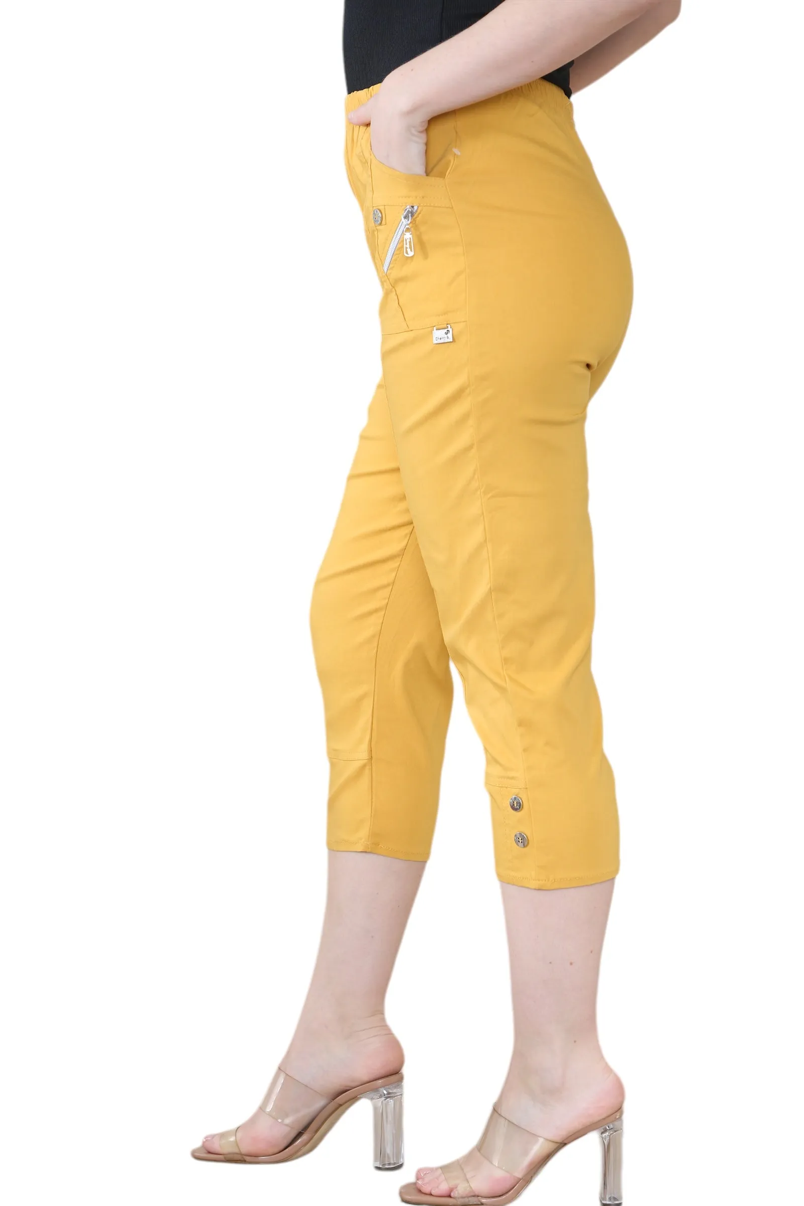 Cherry Berry Capri Trousers