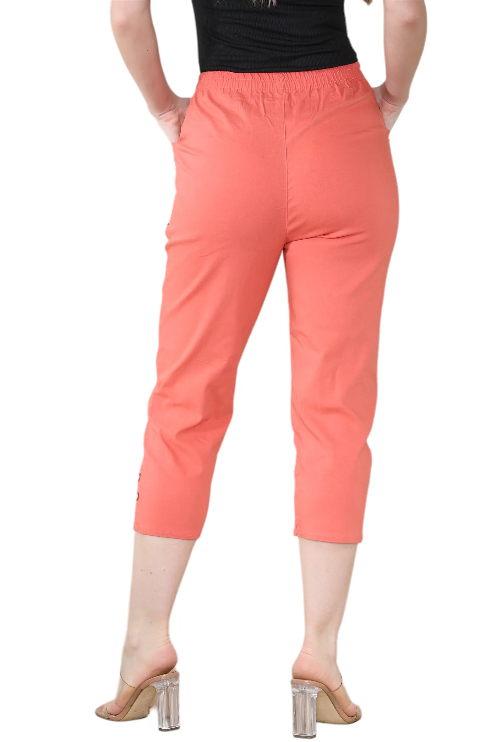Cherry Berry Capri Trousers
