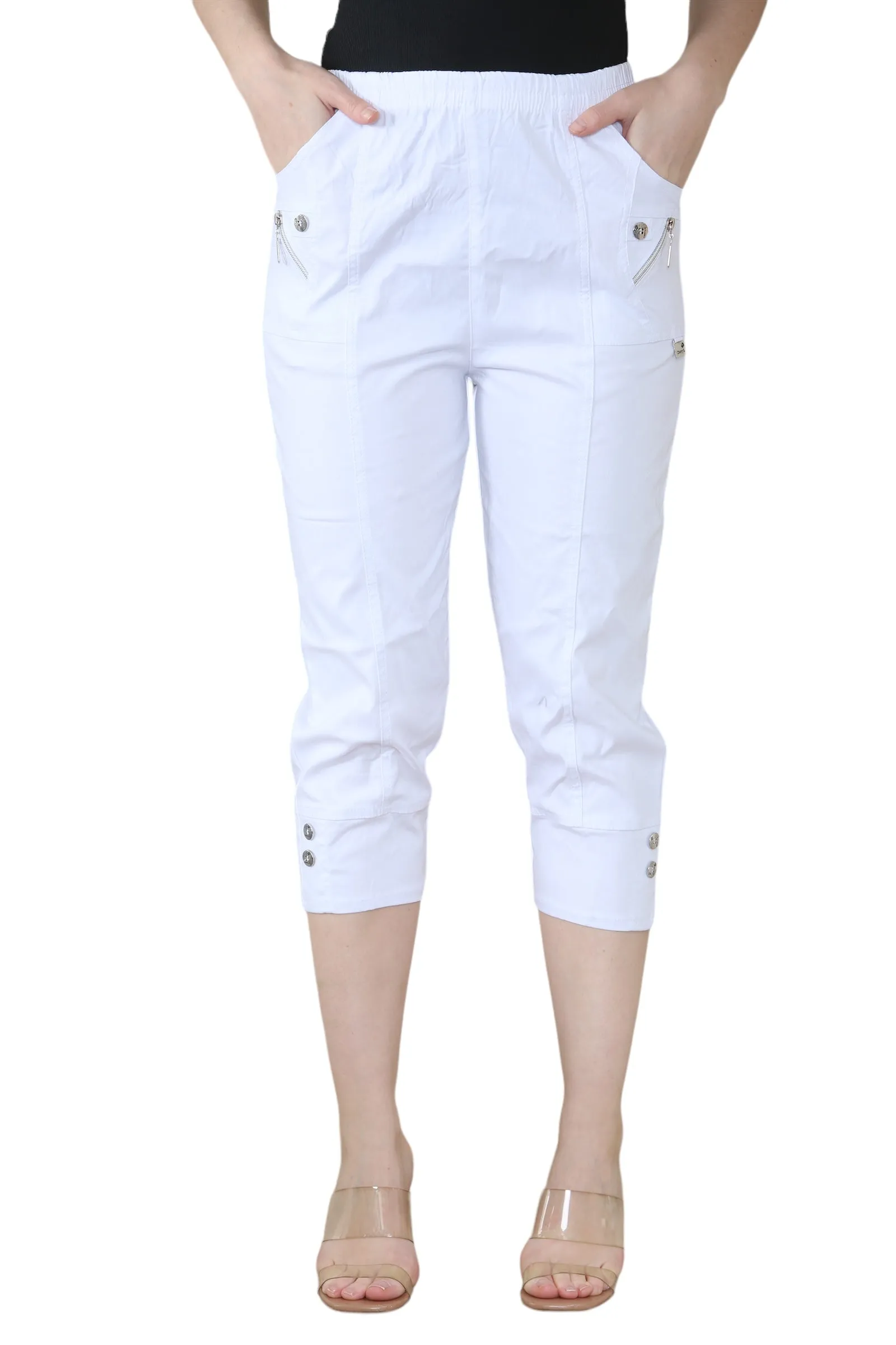 Cherry Berry Capri Trousers