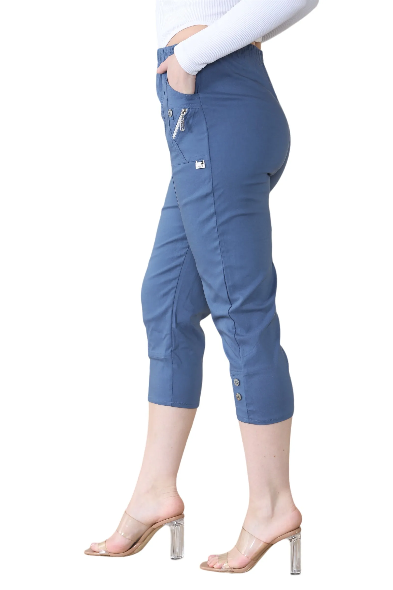 Cherry Berry Capri Trousers